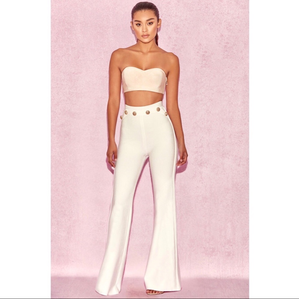 White Flared Pant Size Medium